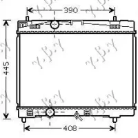 RADIATOR BENZINĂ 1.0 (51KW) (350x480)