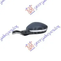 DOOR MIRROR ELECTRICAL HEATED FOLDABLE PRIMED (WITH SIDE LAMP) (CHROME BASE) 9 PIN (CONVEX GLASS)