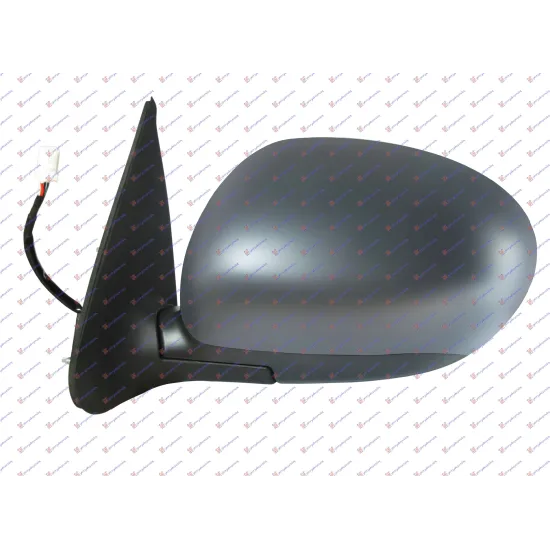 DOOR MIRROR ELECTRICAL HEATED FOLDABLE PRIMED (7 PIN) (CONVEX GLASS)