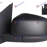 DOOR MIRROR ELECTRICAL HEATED FOLDABLE BLACK (7 PIN) (CONVEX GLASS)