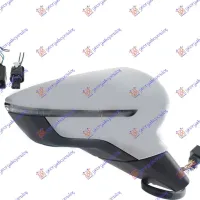 DOOR MIRROR ELECTRICAL HEATED PRIMED (WITH SIDE LAMP & BLIS) (A QUALITY) (CONVEX GLASS)