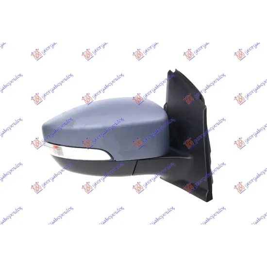 DOOR MIRROR ELECTRICAL HEATED FOLDABLE PRIMED (W/LAMP & FOOT LAMP & BLIS) (ASPHERICAL GLASS)