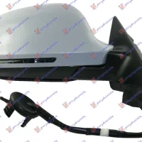 DOOR MIRROR ELECTRICAL HEATED FOLDABLE PRIMED 5D -2010 (WITH SIDE LAMP) (ASPHERICAL GLASS)