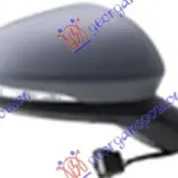 DOOR MIRROR ELECTRICAL HEATED PRIMED (WITH SIDE LAMP) (A QUALITY) (ASPHERICAL GLASS)