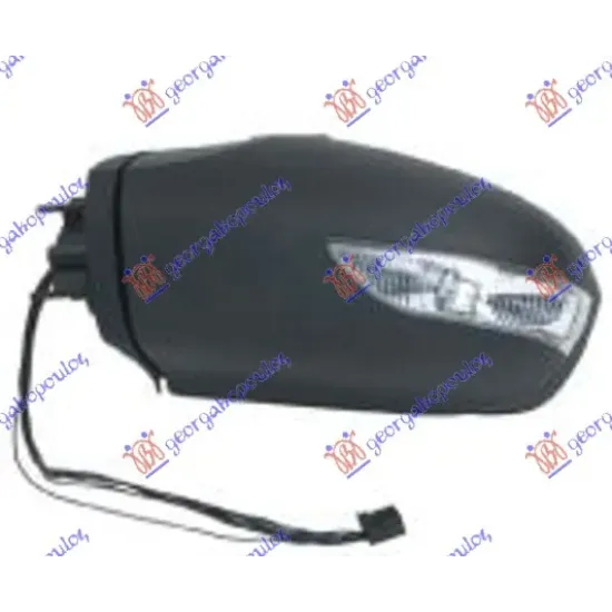 DOOR MIRROR ELECTRICAL HEATED -2008 (WITH COVER & SIDE LAMP) (A QUALITY) (ASPHERICAL GLASS)