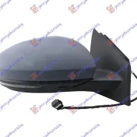 DOOR MIRROR ELECTRICAL HEATED PRIMED (WITH SIDE LAMP & SENSOR) 9 PIN (CONVEX GLASS)