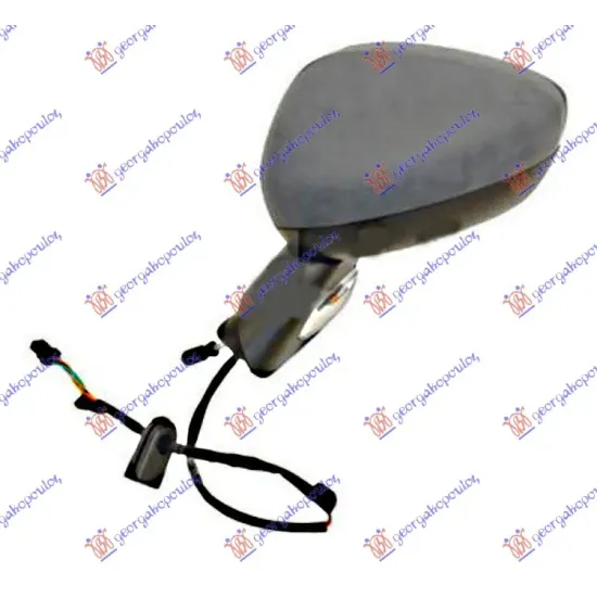 DOOR MIRROR ELECTRICAL HEATED PRIMED (WITH SIDE LAMP & SENSOR) (CONVEX GLASS)