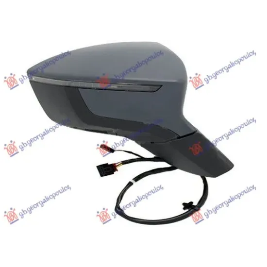 DOOR MIRROR ELECTRICAL HEATED ELECTRICAL FOLDABLE PRIMED (WITH SIDE LAMP & BLIS) (8+2 PIN) (CONVEX GLASS) DOOR MIRROR ELECTRICAL HEATED ELECTRICAL FOLDABLE PRIMED (WITH SIDE LAMP & BLIS) (8+2 PIN) (CONVEX GLASS)