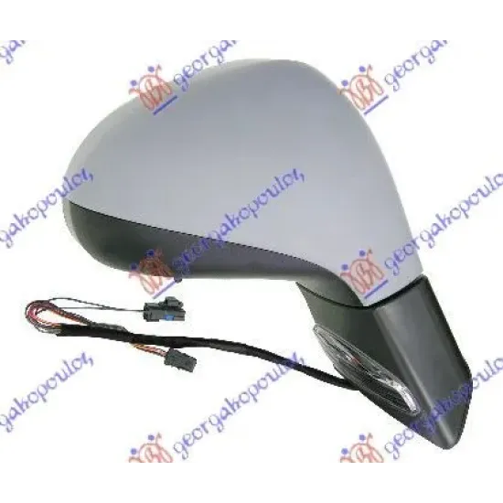 DOOR MIRROR ELECTRICAL HEATED PRIMED (WITH SIDE LAMP & SENSOR) (CONVEX GLASS)