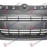 FRONT BUMPER BLACK (FIXED GRILLE) (A QUALITY)
