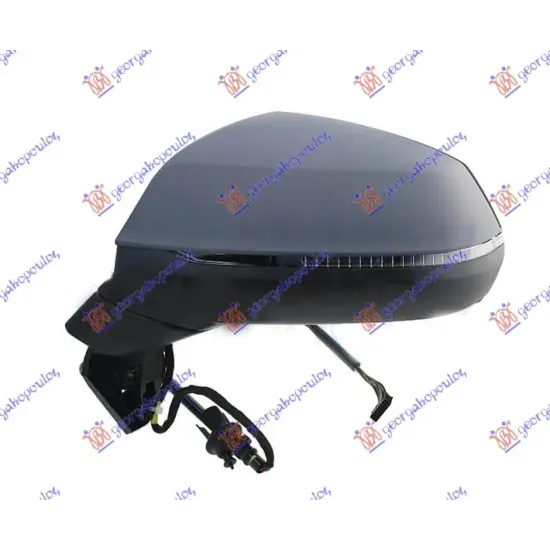 DOOR MIRROR ELECTRICAL HEATED FOLDABLE PRIMED (WITH SIDE LAMP & MEMORY) (15 PIN) (A QUALITY) (ASPHERICAL GLASS) DOOR MIRROR ELECTRICAL HEATED FOLDABLE PRIMED (WITH SIDE LAMP & MEMORY) (15 PIN) (A QUALITY) (ASPHERICAL GLASS)