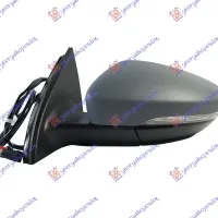 DOOR MIRROR ELECTRICAL HEATED PRIMED (WITH SIDE LAMP & FOOT LAMP) (A QUALITY) (ASPHERICAL GLASS)