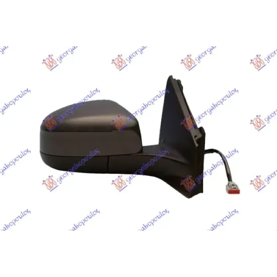 DOOR MIRROR ELECTRICAL HEATED FOLDABLE PRIMED (WITH MEMORY) (WITH FOOT LAMP) (CONVEX GLASS)