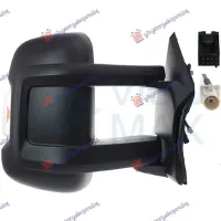DOOR MIRROR ELECTRICAL HEATED (LONG ARM) (WITH SIDE LAMP & ANTENNA) WITH POSITION LIGHT (16W) (8+1 PIN) (A QUALITY) (CONVEX GLASS)