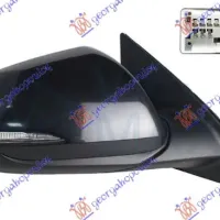 DOOR MIRROR ELECTRICAL HEATED FOLDABLE PRIMED (WITH SIDE LAMP & BLIS) (10 PIN) (A QUALITY) (CONVEX GLASS)