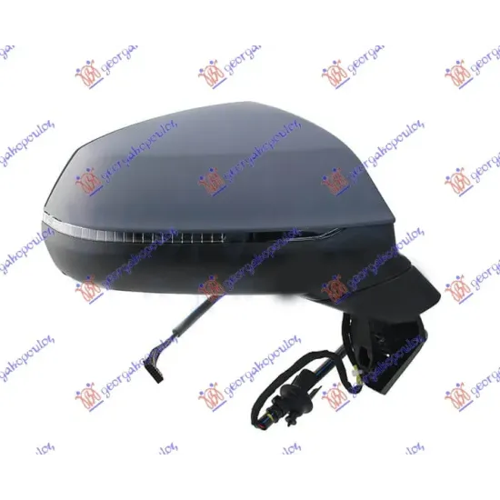 DOOR MIRROR ELECTRICAL HEATED FOLDABLE PRIMED (WITH SIDE LAMP & MEMORY) (15 PIN) (A QUALITY) (CONVEX GLASS) DOOR MIRROR ELECTRICAL HEATED FOLDABLE PRIMED (WITH SIDE LAMP & MEMORY) (15 PIN) (A QUALITY) (CONVEX GLASS)