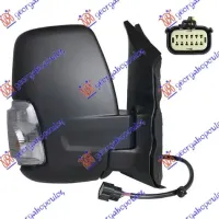 DOOR MIRROR ELECTRICAL HEATED (WITH SIDE LAMP) (SHORT ARM) (A QUALITY) (CONVEX GLASS)