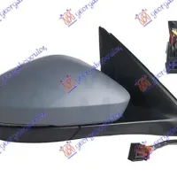 DOOR MIRROR ELECTRICAL HEATED FOLDABLE PRIMED (WITH SIDE LAMP) (A QUALITY) (CONVEX GLASS)
