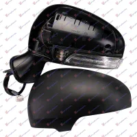 DOOR MIRROR ELECTRICAL HEATED FOLDABLE PRIMED (WITH SIDE LAMP) (A QUALITY) (ASPHERICAL GLASS)