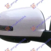 DOOR MIRROR ELECTRICAL HEATED FOLDABLE PRIMED (WITH SIDE LAMP) (A QUALITY) (CONVEX GLASS)