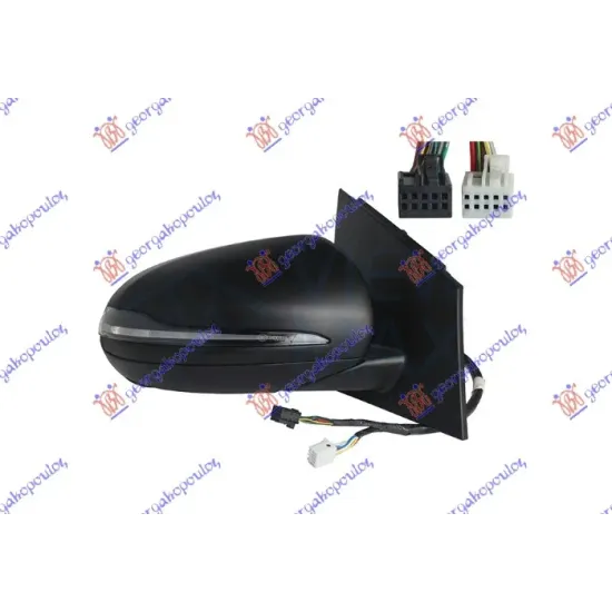 DOOR MIRROR ELECTRICAL HEATED MEMORY PRIMED W/LED BLIS (WITH SIDE LAMP) (8+5 PIN) (A QUALITY) (ASPHERICAL GLASS) DOOR MIRROR ELECTRICAL HEATED MEMORY PRIMED W/LED BLIS (WITH SIDE LAMP) (8+5 PIN) (A QUALITY) (ASPHERICAL GLASS)