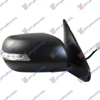 DOOR MIRROR ELECTRICAL HEATED FOLDABLE PRIMED (WITH SIDE LAMP) 2009- (A QUALITY) (CONVEX GLASS)