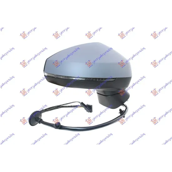 DOOR MIRROR ELECTRICAL HEATED FOLDABLE PRIMED (WITH SIDE LAMP) 14 PIN (A QUALITY) (ASPHERICAL GLASS) DOOR MIRROR ELECTRICAL HEATED FOLDABLE PRIMED (WITH SIDE LAMP) 14 PIN (A QUALITY) (ASPHERICAL GLASS)