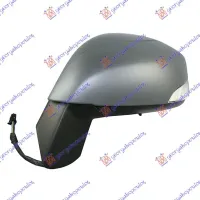 DOOR MIRROR ELECTRICAL HEATED FOLDABLE PRIMED (WITH SIDE LAMP) (A QUALITY) (ASPHERICAL GLASS)