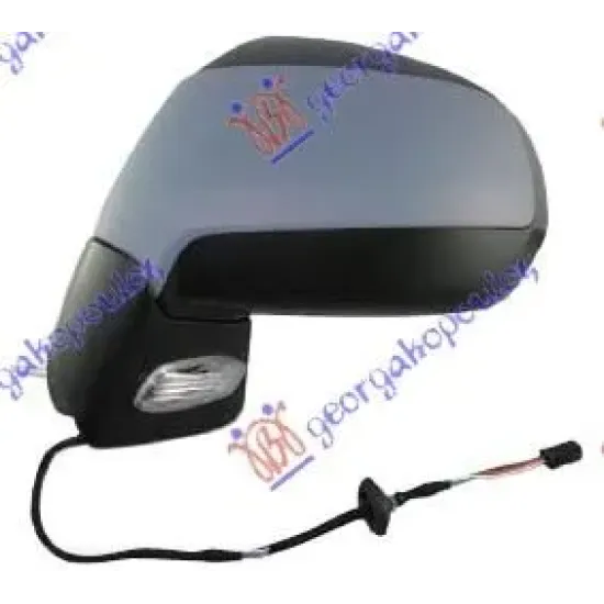 DOOR MIRROR ELECTRICAL HEATED FOLDABLE PRIMED (WITH SIDE LAMP & FOOT LAMP) (A QUALITY) (CONVEX GLASS) DOOR MIRROR ELECTRICAL HEATED FOLDABLE PRIMED (WITH SIDE LAMP & FOOT LAMP) (A QUALITY) (CONVEX GLASS)