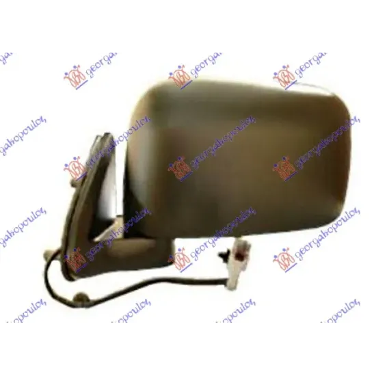 DOOR MIRROR ELECTRICAL BLACK (DOUBLE CAB-4D) (A QUALITY) (CONVEX GLASS)