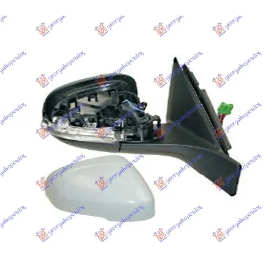 DOOR MIRROR ELECTRICAL HEATED FOLDABLE (WITH MEMORY) PRIMED (WITH SIDE LAMP & FOOT LAMP) (ASPHERICAL GLASS) DOOR MIRROR ELECTRICAL HEATED FOLDABLE (WITH MEMORY) PRIMED (WITH SIDE LAMP & FOOT LAMP) (ASPHERICAL GLASS)