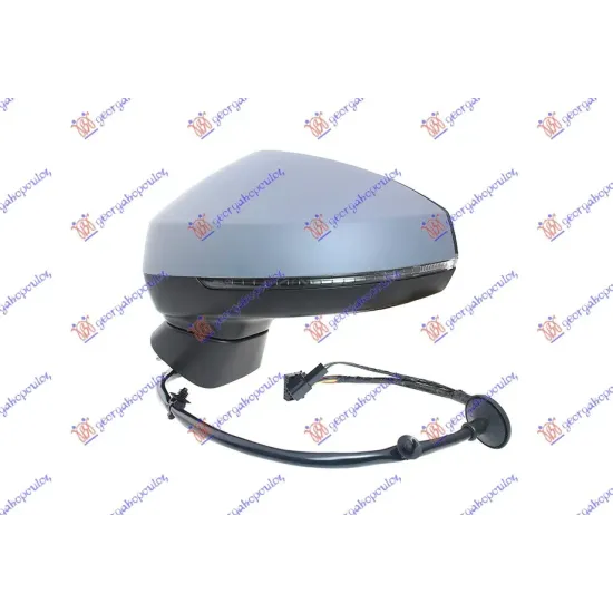 DOOR MIRROR ELECTRICAL HEATED FOLDABLE PRIMED (WITH SIDE LAMP) 12 PIN (A QUALITY) (ASPHERICAL GLASS) DOOR MIRROR ELECTRICAL HEATED FOLDABLE PRIMED (WITH SIDE LAMP) 12 PIN (A QUALITY) (ASPHERICAL GLASS)