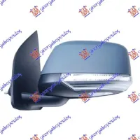 DOOR MIRROR ELECTRICAL HEATED FOLDABLE PRIMED (WITH SIDE LAMP & FOOT LAMP) (A QUALITY) 2008- (CONVEX GLASS)