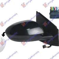 DOOR MIRROR ELECTRICAL HEATED PRIMED (WITH SENSOR & BLIS) (9 PIN) (A QUALITY) (CONVEX GLASS)