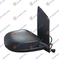 DOOR MIRROR ELECTRICAL HEATED PRIMED (SHORT ARM) (A QUALITY) (CONVEX GLASS)