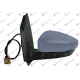 DOOR MIRROR ELECTRICAL HEATED PRIMED (WITH SIDE LAMP) (SQUARE PLUG) (A QUALITY) (ASPHERICAL GLASS)