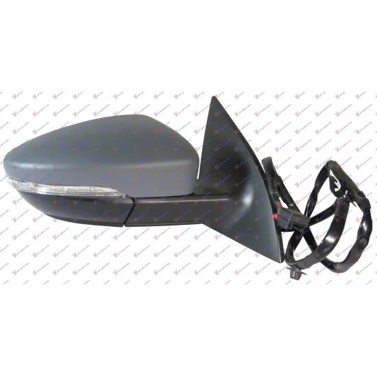 DOOR MIRROR ELECTRICAL HEATED FOLDABLE PRIMED (WITH SIDE LAMP & FOOT LAMP) (A QUALITY) (CONVEX GLASS) DOOR MIRROR ELECTRICAL HEATED FOLDABLE PRIMED (WITH SIDE LAMP & FOOT LAMP) (A QUALITY) (CONVEX GLASS)
