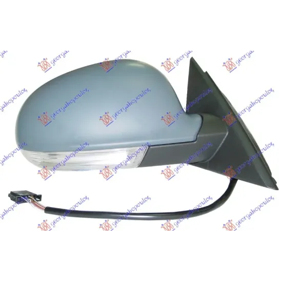 DOOR MIRROR ELECTRICAL HEATED FOLDABLE PRIMED (WITH SIDE LAMP & FOOT LAMP) 2006- (A QUALITY) (CONVEX GLASS) DOOR MIRROR ELECTRICAL HEATED FOLDABLE PRIMED (WITH SIDE LAMP & FOOT LAMP) 2006- (A QUALITY) (CONVEX GLASS)