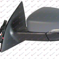 DOOR MIRROR ELECTRICAL HEATED FOLDABLE PRIMED (WITH SIDE LAMP & FOOT LAMP) (A QUALITY) (ASPHERICAL GLASS)