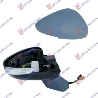 DOOR MIRROR ELECTRICAL HEATED FOLDABLE PRIMED (WITH SIDE LAMP & FOOT LAMP) (A QUALITY) (CONVEX GLASS)