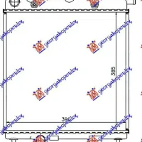 RADIATOR 1.0-1.2PETROL-1.4DIESEL (380x390)