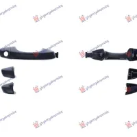DOOR HANDLE FRONT/REAR OUTER (WITH & WITHOUT COVER KEY HOLE)