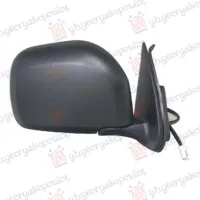 DOOR MIRROR ELECTRICAL BLACK 4WD (3 PIN) (CONVEX GLASS)