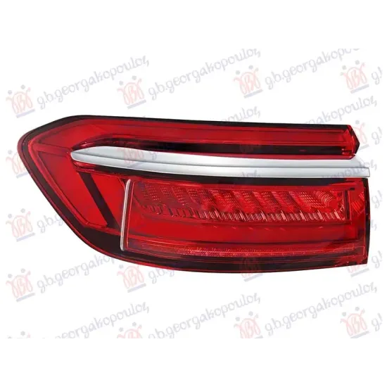 TAIL LAMP OUTER LED (DYNAMIC) (WITH SILVER MOULDING) (HELLA) TAIL LAMP OUTER LED (DYNAMIC) (WITH SILVER MOULDING) (HELLA)