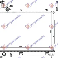 RADIATOR 2.0-2.4-3.0 PETROL/HYBRID (400x690x16)