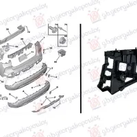 REAR BUMPER SIDE BRACKET PLASTIC (REINFORCEMENT)
