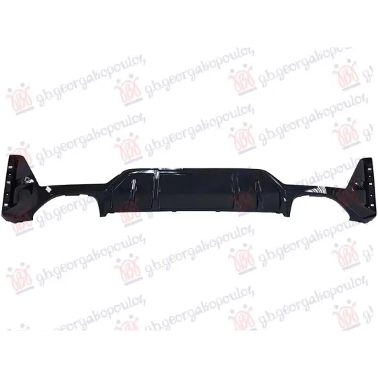 REAR BUMPER SPOILER (GLOSS BLACK) (WITH 2 PDC HOLES) (SDN/G20) (WITH 2 SQUARE EXHAUST HOLES) (M-SPORT/M340I)