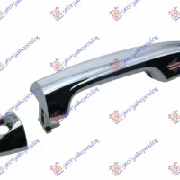 DOOR HANDLE FRONT OUTER CHROMEV (WITH HOLE)