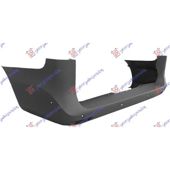 REAR BUMPER PRIMED LONG CHASSIS WITH BRACKET SIDE (WITH 6 PDC)