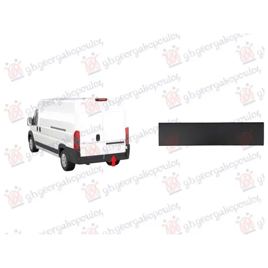 TAIL GATE MOULDING (DOUBLE DOOR) BLACK TAIL GATE MOULDING (DOUBLE DOOR) BLACK